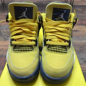 Slightly Used Jordan 4 Lightning GS